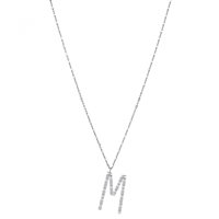 Collana Rosato Donna Cubica in Argento Zirconia RZCU13 - RZCU13